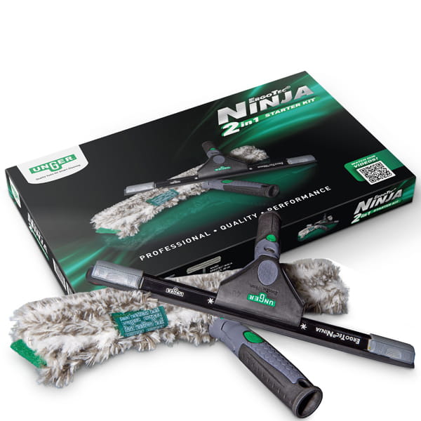 UNGER ErgoTec Ninja 2w1 zestaw do mycia okien