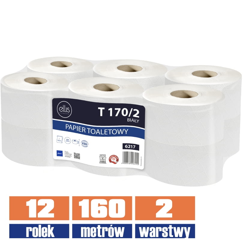 6217 LAMIX ellis jumbo papier 2w celuloza 160mb / 12 sztuk