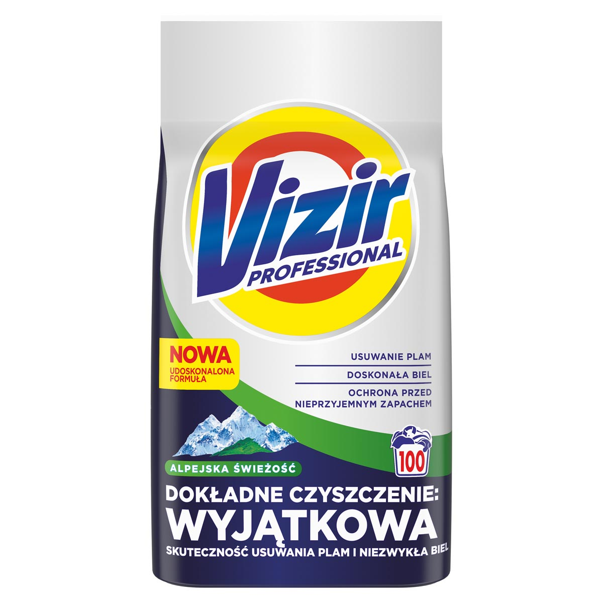VIZIR Professional Alpine Fresh proszek do prania 5,5 kg, 100 prań