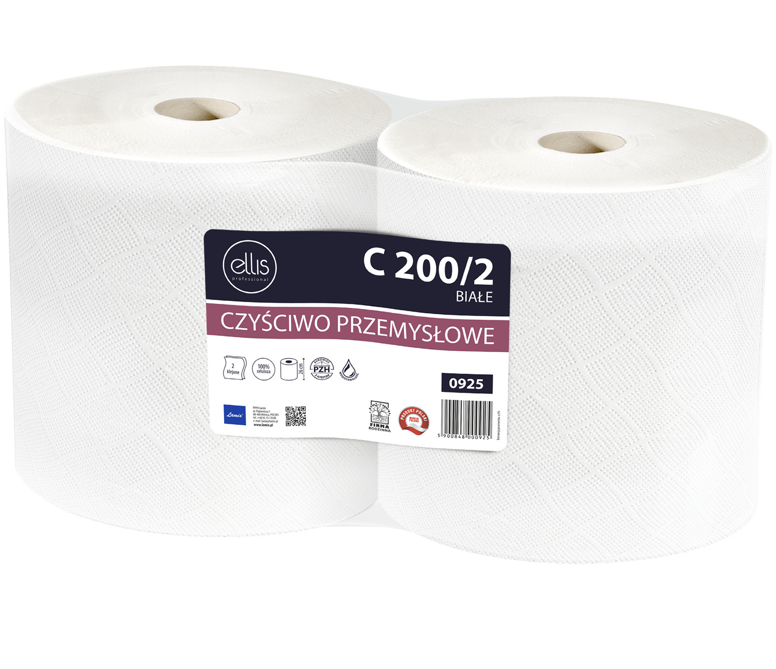0925 LAMIX ellis czyściwo 2w 100% celuloza / 2 sztuki