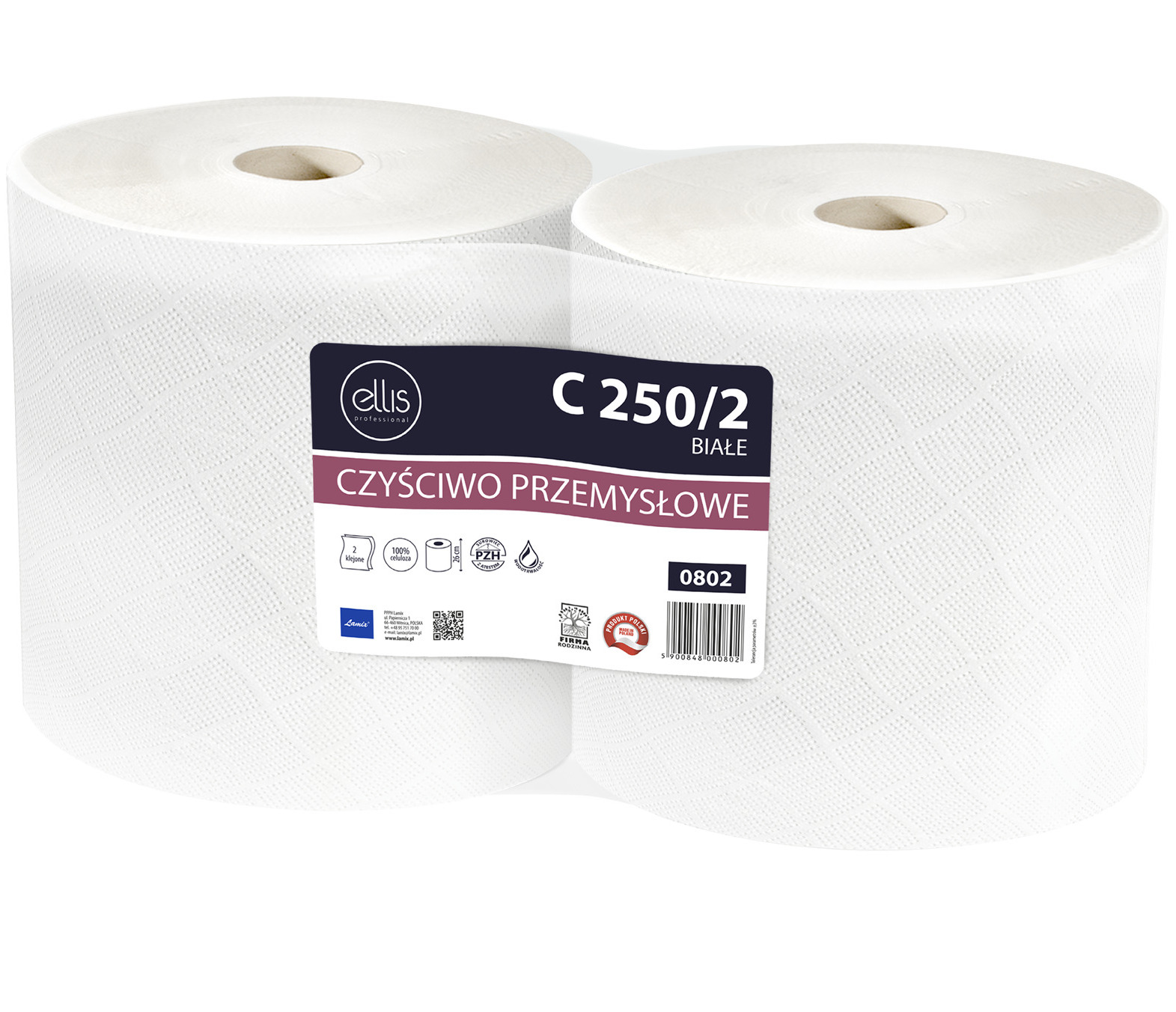 0802 LAMIX ellis czyściwo 2w 100% celuloza / 2 sztuki